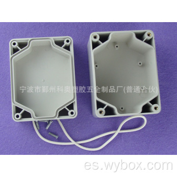 Caja electrónica impermeable caja de plástico caja electrónica cajas electrónicas IP65 PWE015 con tamaño 110 * 85 * 83 mm